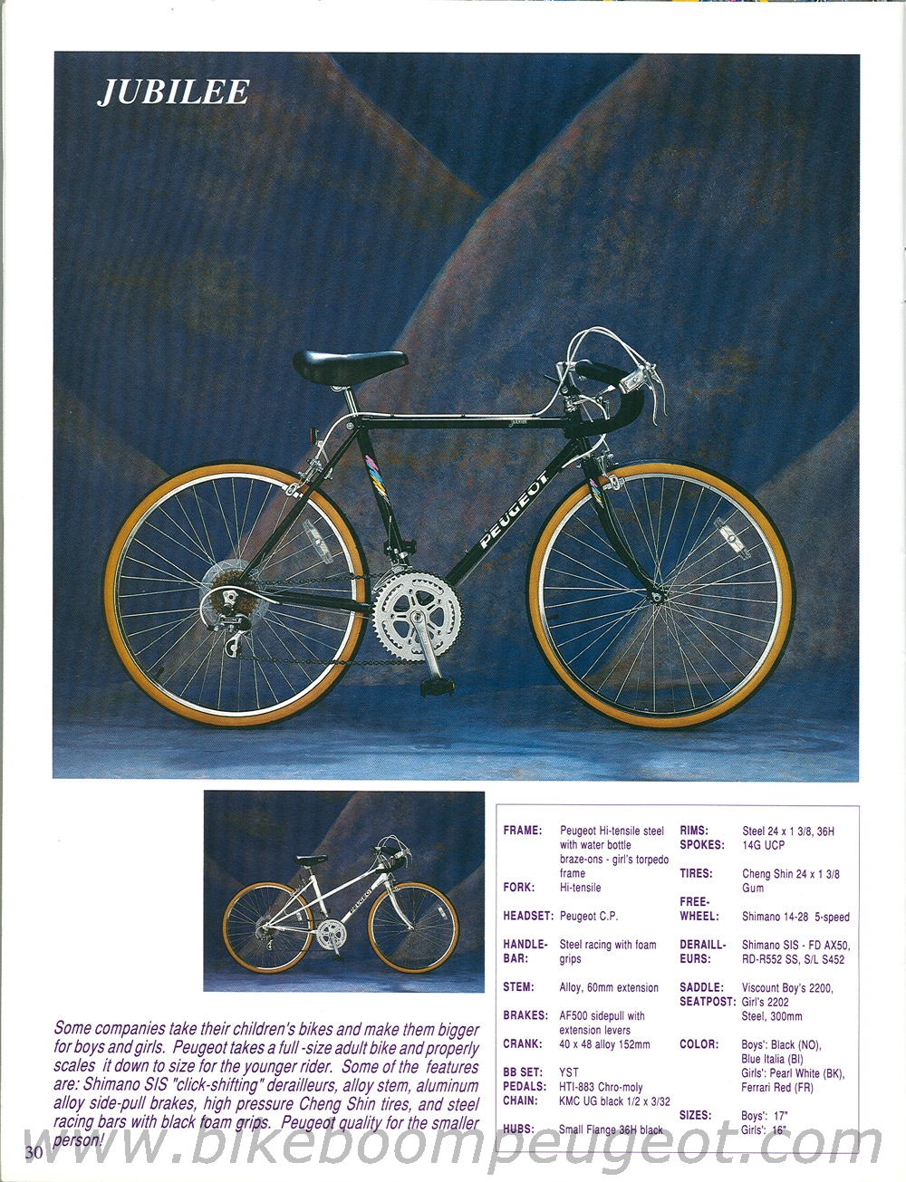 Peugeot 1989 USA Brochure